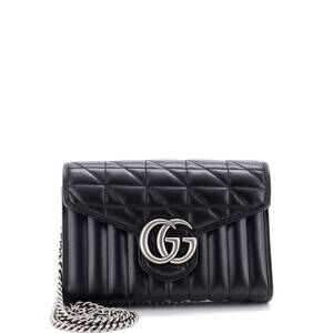 Gucci Gg Marmont Chain Wallet Mixed #229660G12B
